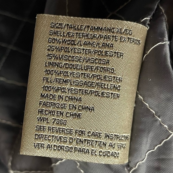 Vintage Utex XL Wool Plaid Shirt Jacket Button Up Quilted Chore Shacket Cabin - Picture 10 of 12